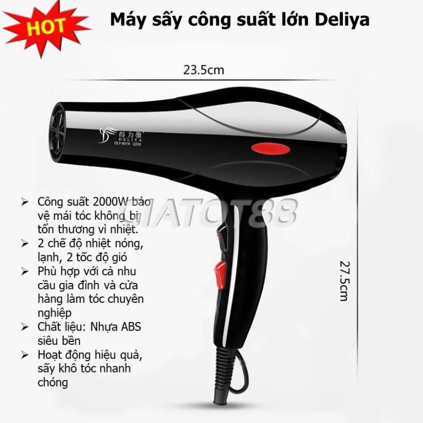 Máy sấy tóc 2 chiều nóng lạnh DELYA công suất lớn, Máy sấy tóc công suất lớn DELYA 2 chiều nóng lạnh z