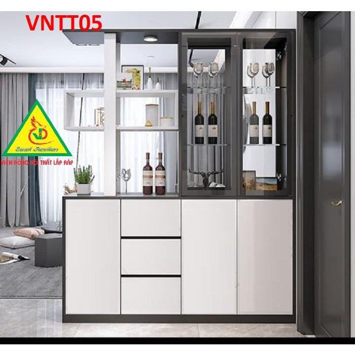 TỦ KỆ TRANG TRÍ KIÊM VÁCH NGĂN VNTT05 - Nội thất lắp ráp Viendong Adv