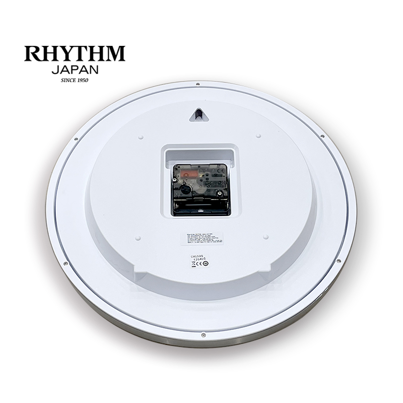 Đồng hồ Rhythm CMG595NR66 – KT 31.0 x 4.5cm/735g, vỏ nhựa, dùng Pin.