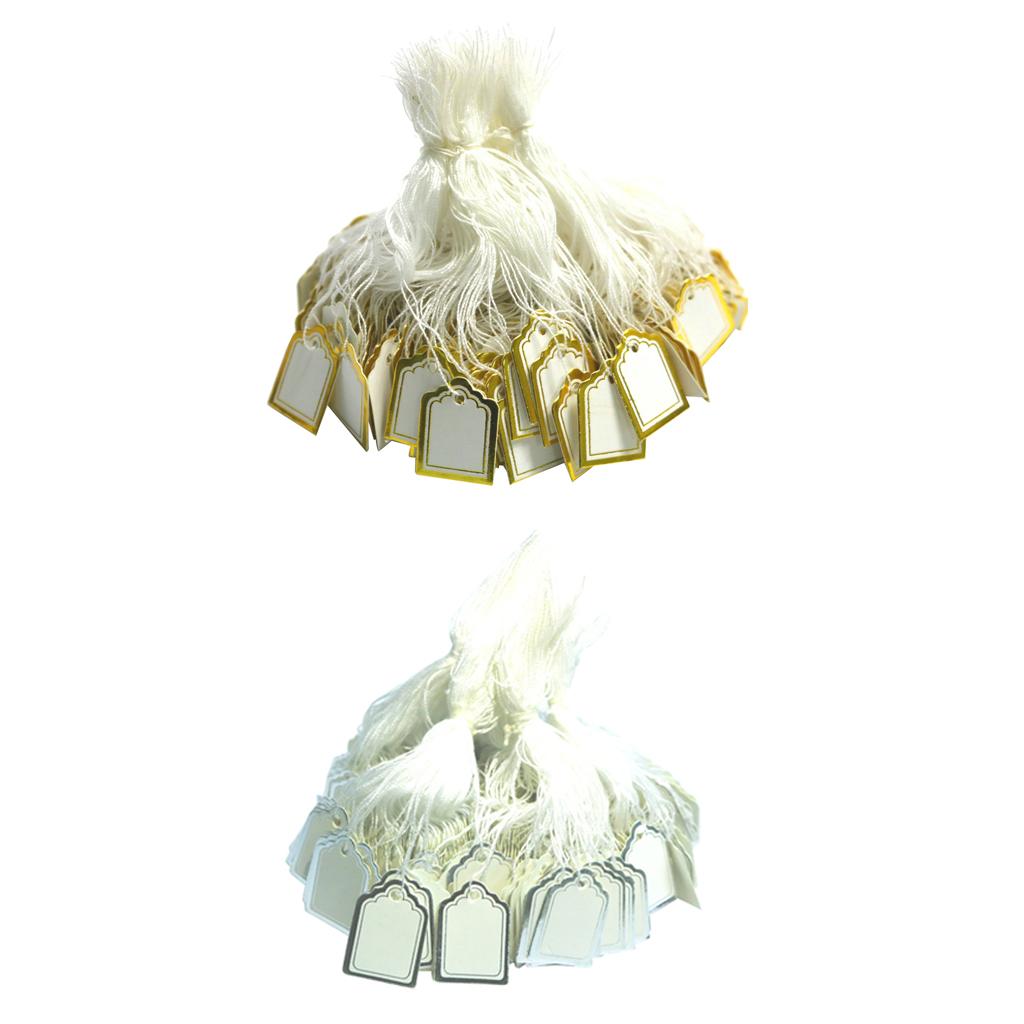 1000 Miếng Dây Treo Nhãn Cột Trên Trang Sức Hiển Thị Giá Quần Áo Thẻ