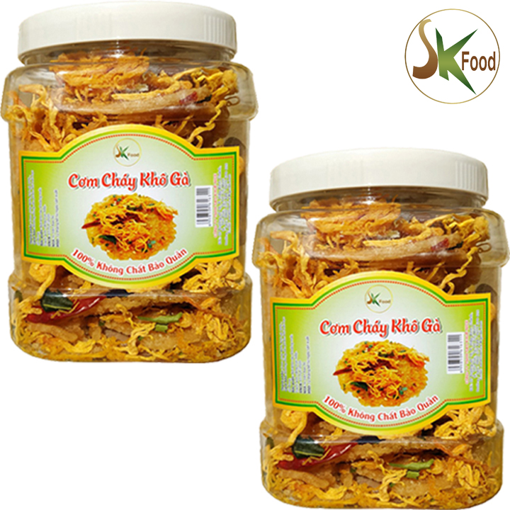 1Kg Cơm Cháy Lắc Khô Gà Giòn Ngon Hiệu SK FOOD