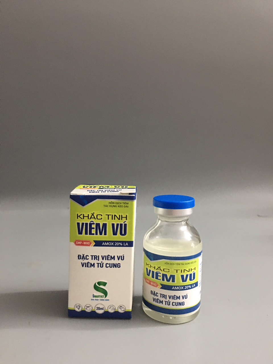 Amox 20% dùng cho chó, mèo, gia súc, gia cầm