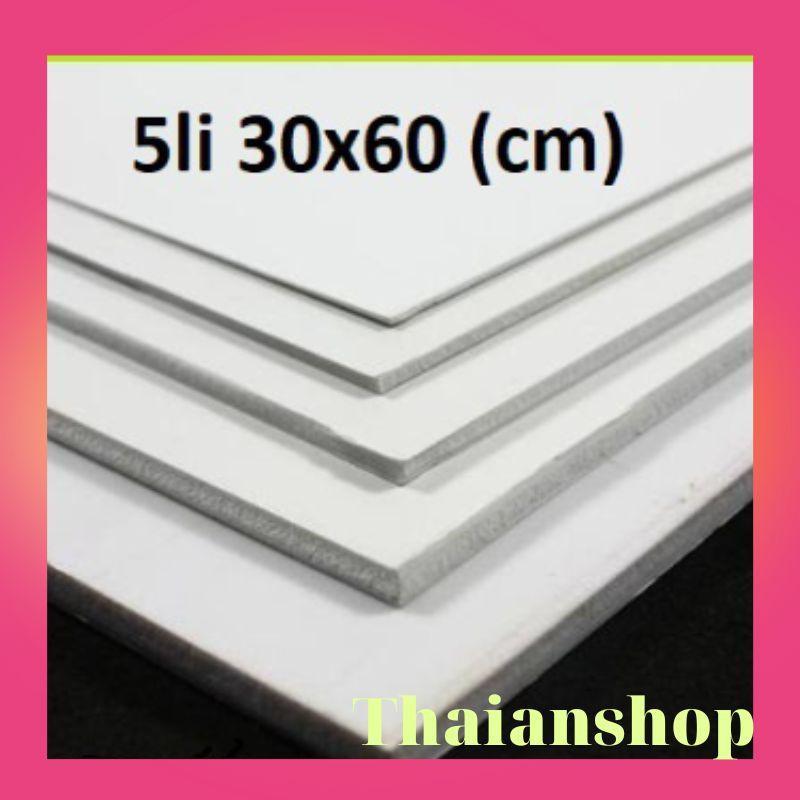 (Siêu Siêu RẺ) Bìa mô hình - 5mm 30x60 60x60 (Bìa làm handmade, Formex 5li , Fomex 5ly, Fomic)