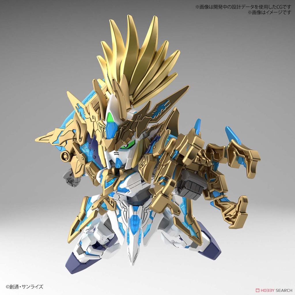 Bộ mô hình đồ chơi lắp ráp SD W HEROES LONGZUN LIU BEI UNICORN GUNDAM Lưu Bị