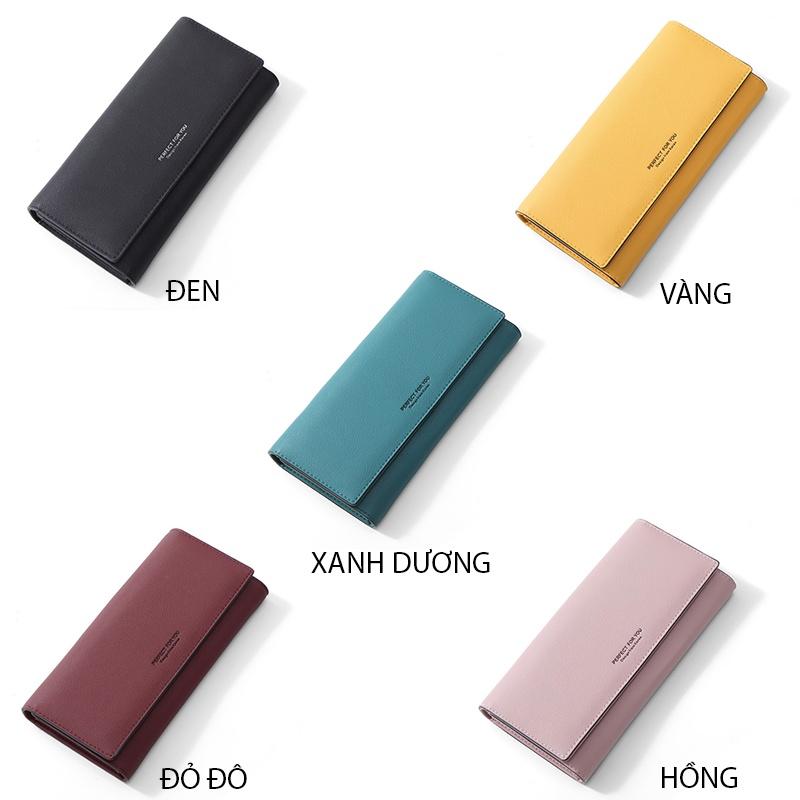 Ví Bóp Nữ Dài Cầm Tay Hàng Hiệu PERFECT FOR YOU Chất Da Cao Cấp Cực Đẹp Nhiều Ngăn Tiện Dụng Giá Rẻ PFY02 - Micocah Mall