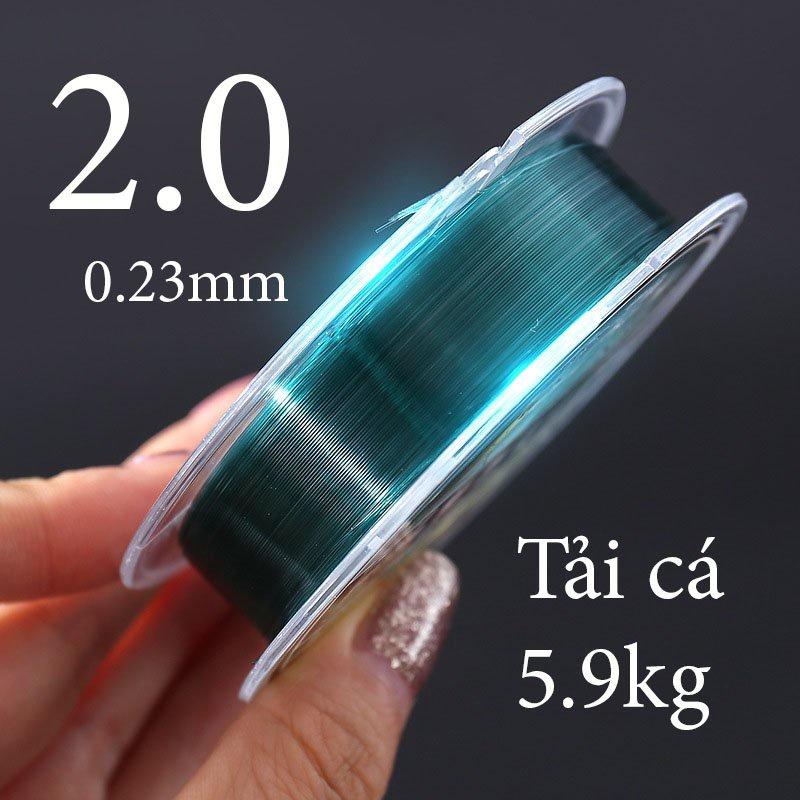 Cước câu cá tàng hình dây câu cá Nylon Gofishing tải cá tốt dùng làm dây trục câu cá DC7