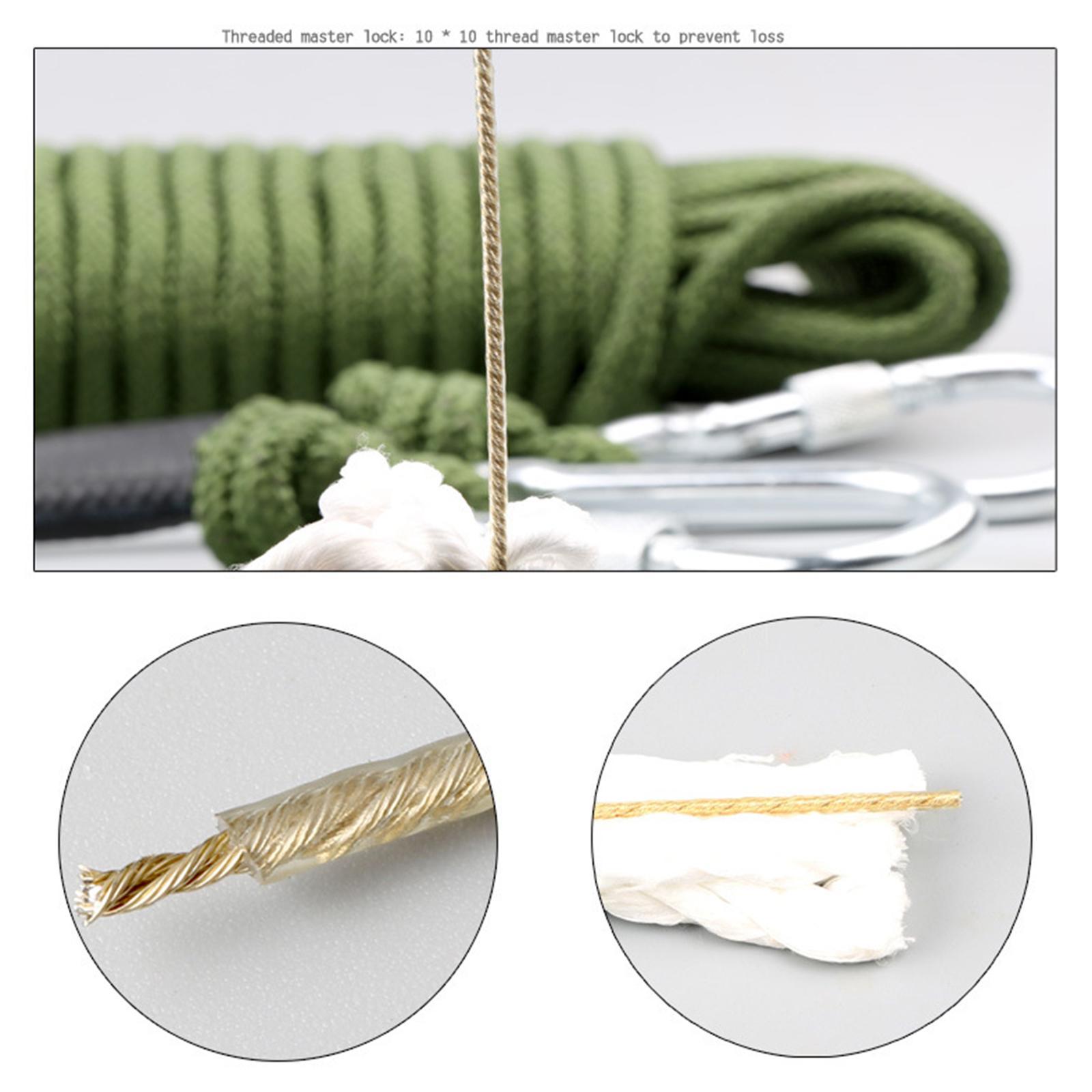 Static Rock Climbing Rope Fire Escape Rappelling Rope for Mountain Climbing Emergency