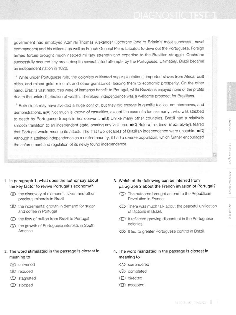 Toefl iBT - Reading