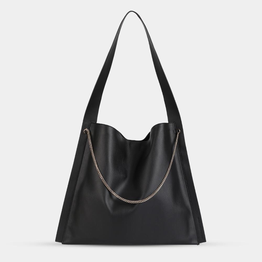 Túi xách PAPER Tote Bag màu đen phối dây đen - CHAUTFIFTH