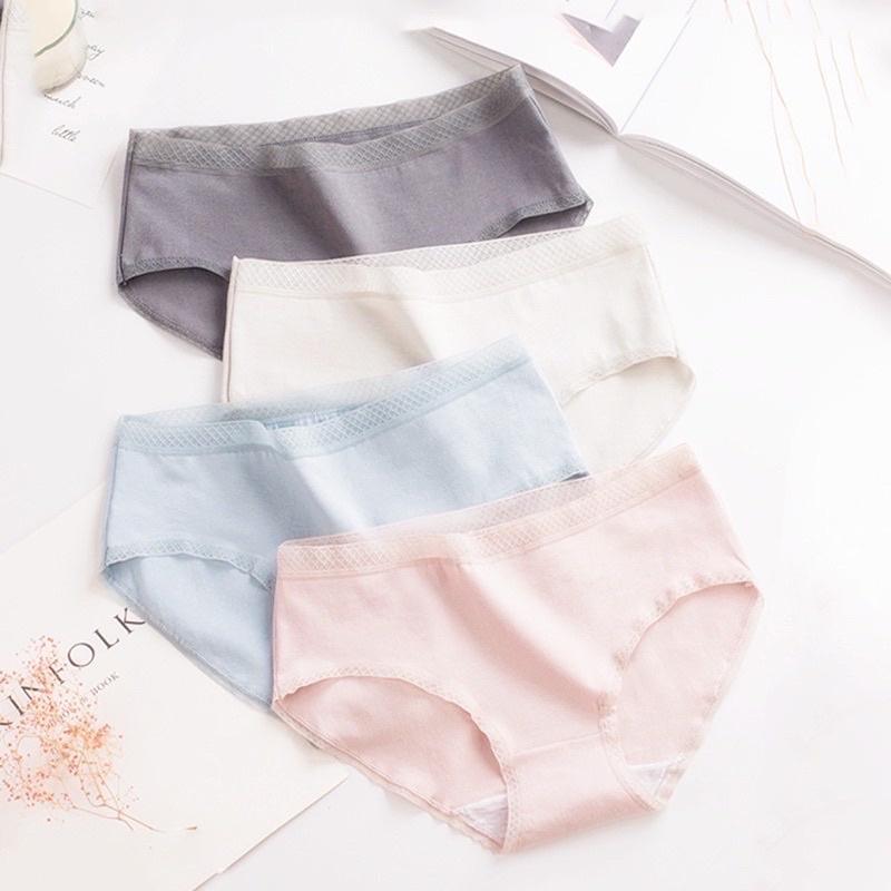 Quần Lót Cotton Cạp Lưới Cao cấp