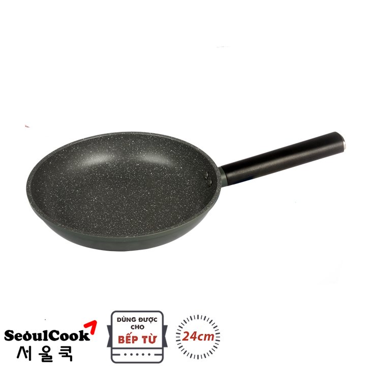 Nồi/ chảo đáy từ Induction chống dính cao cấp Hàn Quốc Seoulcook Healthy, thiết kế hiện đại, dùng được tất cả các bếp - Hàng chính hãng