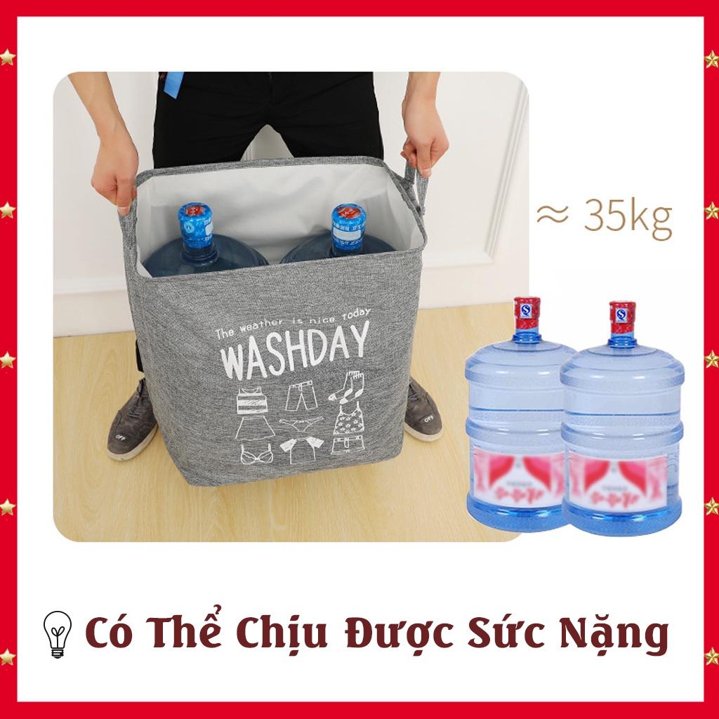 Túi Đựng Quần Áo Chăn Màn bằng vài siêu bền WASHDAY