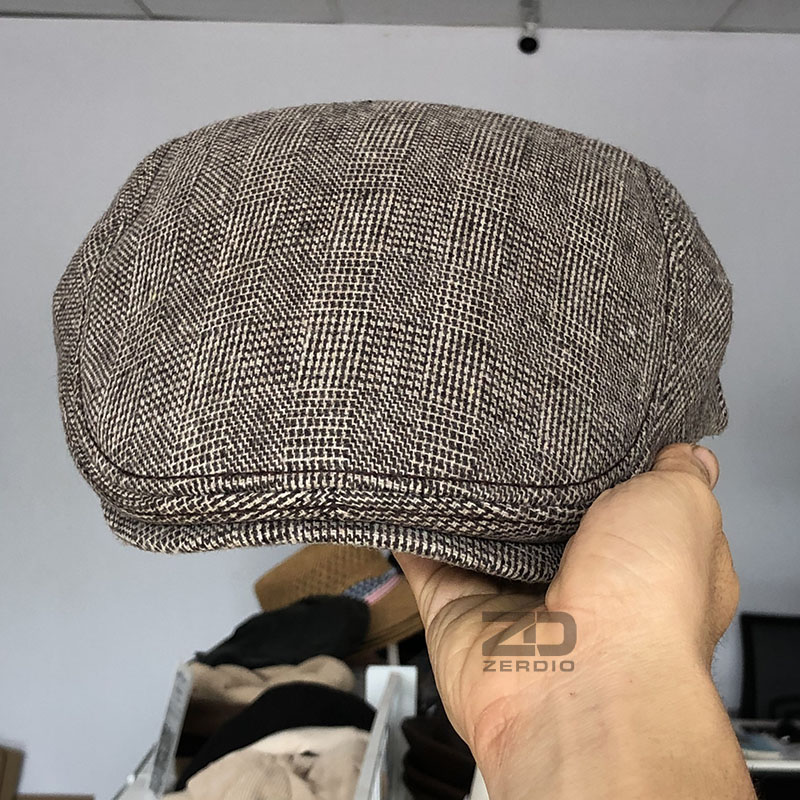 Mũ Nồi Nam Nỉ, Nón Beret Trung Niên Gedison MN057 Phong Cách Châu Âu