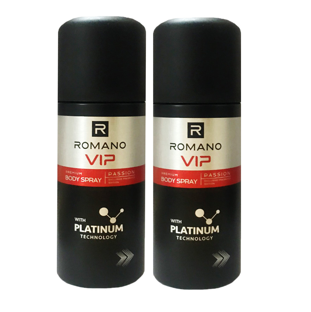 Xịt Ngăn Mùi Nước Hoa Cao Cấp Romano Vip Passion 150ml/chai