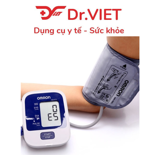 Máy đo huyết áp bắp tay điện tử Omron HEM-7121 Chính hãng- đo huyết áp,báo nhịp tim bất thường,kết quả chính xác nhanh chóng