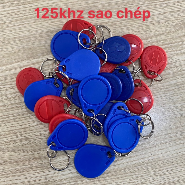Thẻ Từ RFID 125Khz RFID chip T5577 có thể sao chép được Dạng Móc Khóa Sao Chép Thẻ Thang Máy nhiều màu sắc