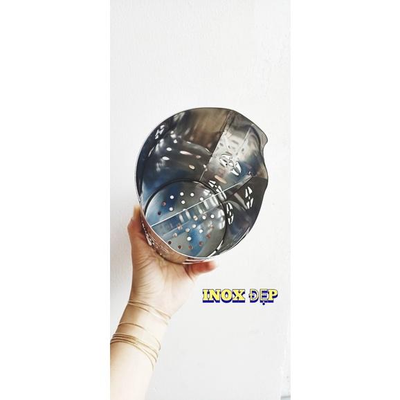 Ống đựng đũa thìa 2 ngăn để bàn, Ống đũa muỗng Inox 304 để bàn cao cấp sang trọng bền lâu