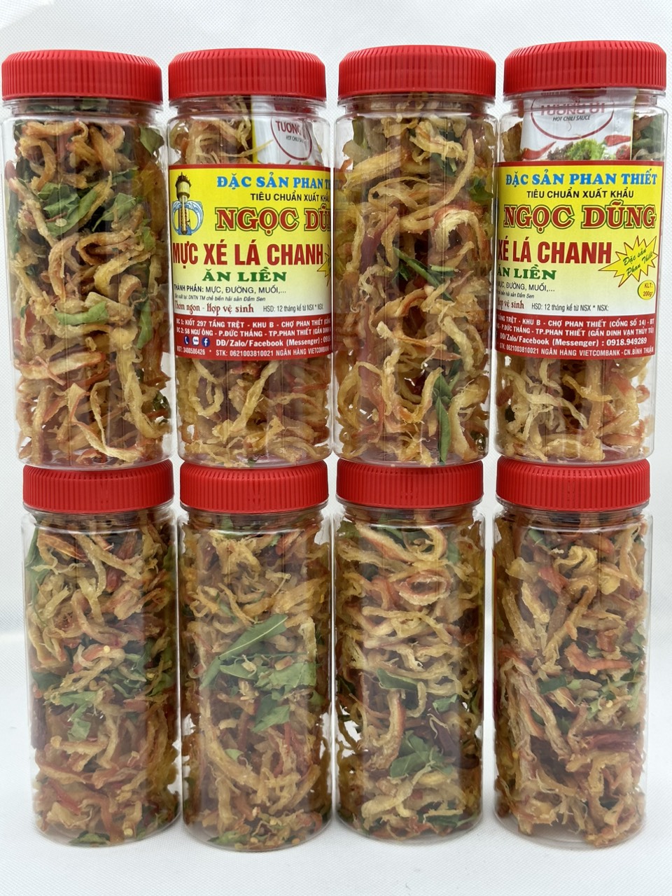 Đặc sản Phan Thiết - Mực Xé Lá Chanh Hộp 200 Gram Đã Chế Biến Ăn Liền Ngon Ơi Là Ngon. Hạn Sử Dụng 12 Tháng Kể Từ Ngày Đặt Hàng - OCOP 4 Sao