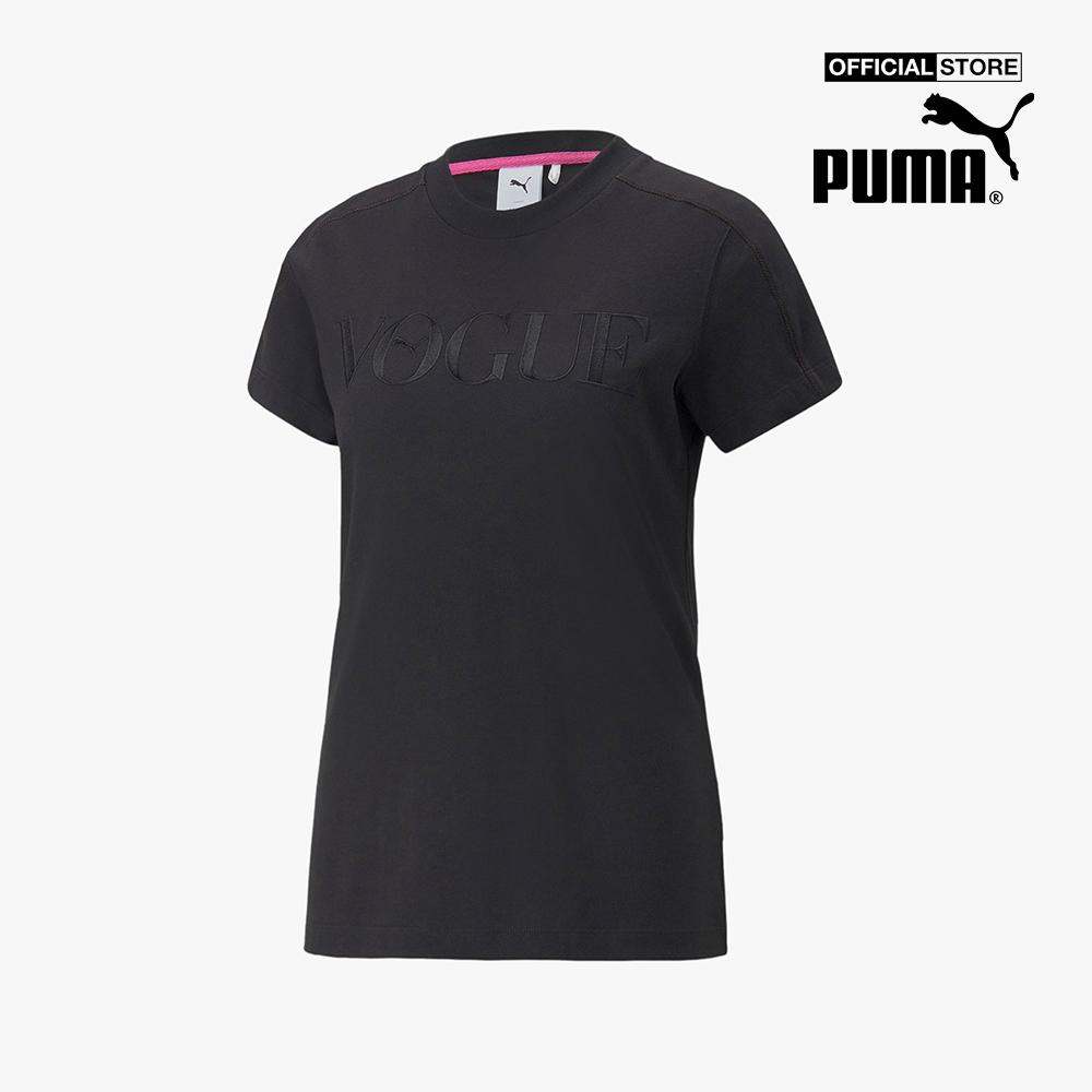 PUMA - Áo thun nữ tay ngắn cổ tròn hiện đại 535234