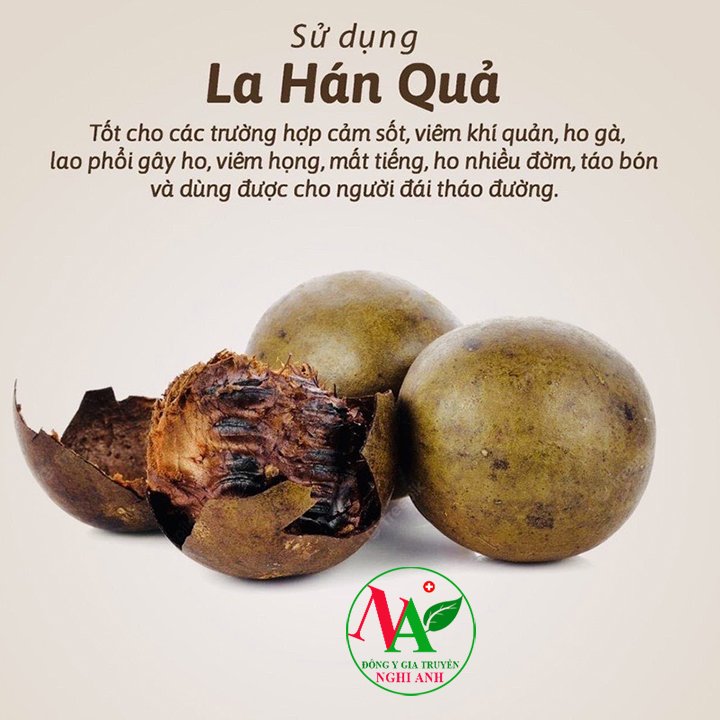 20 Qủa La Hán Khô Loại 1 Đông Y Nghi Anh - Tốt Cho Sức Khỏe