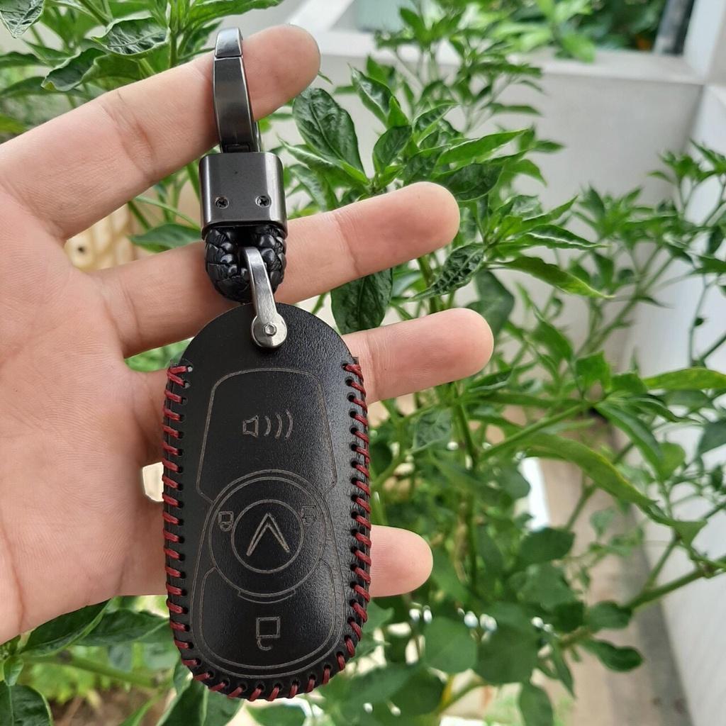 Bao da chìa khoá Vinfast Fadil bản độ lên star - top da thật 100%, bảo hành 2 năm, có khắc tên và sđt chủ xe,