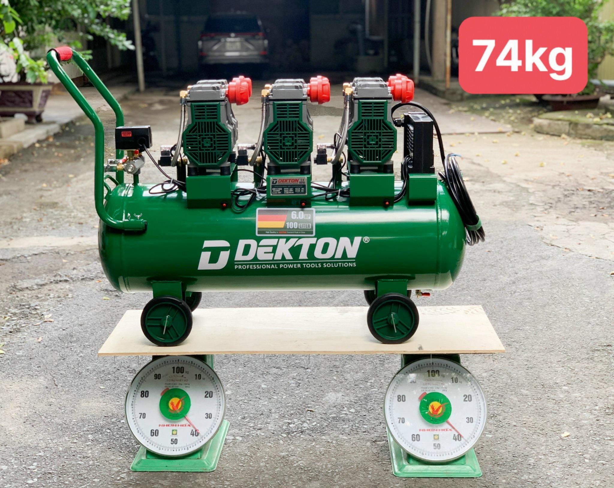 MÁY NÉN KHÍ KHÔNG DẦU 100L  DK-AC59100 DEKTON  -HÀNG CHÍNH HÃNG