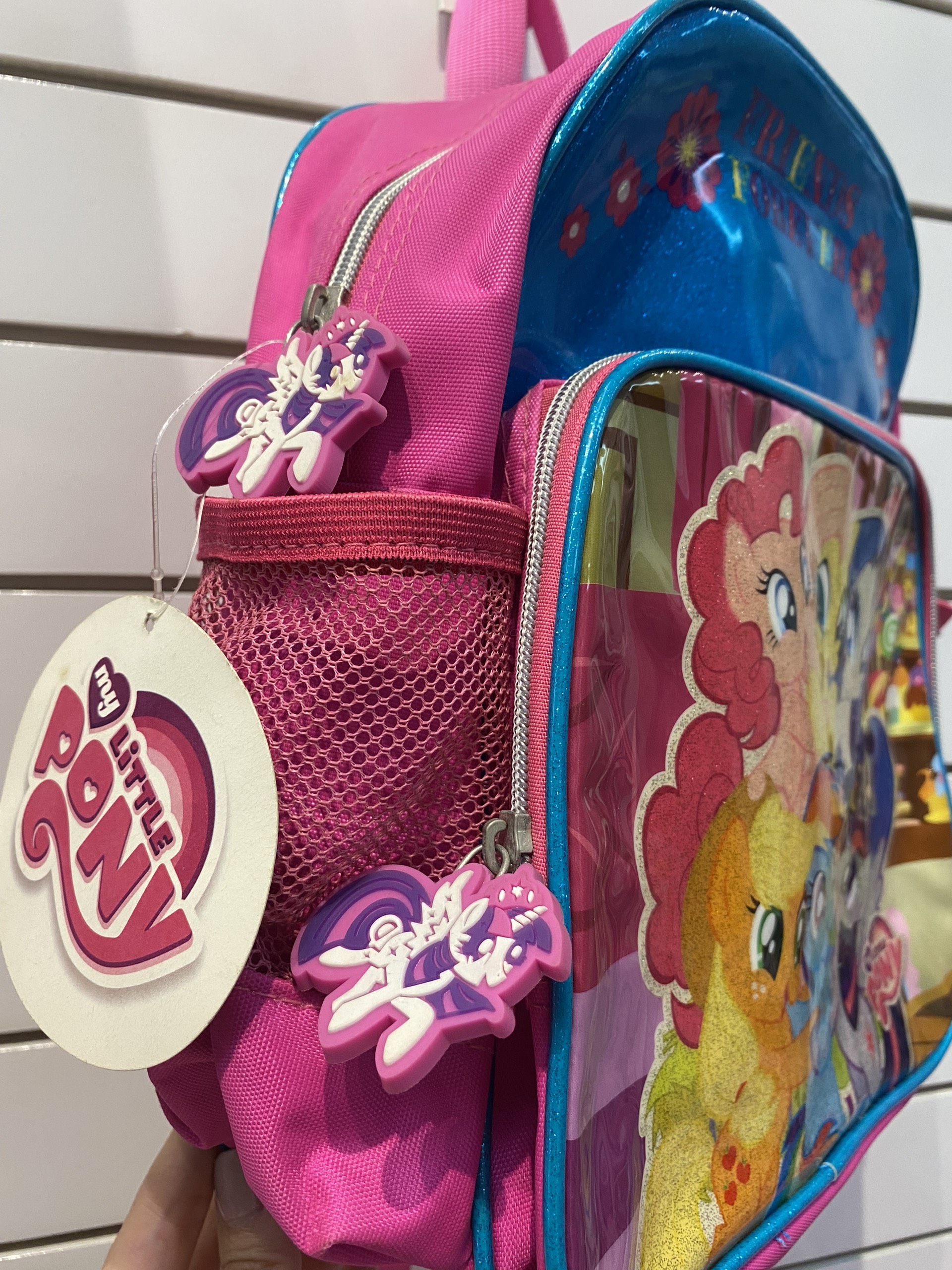 Balo mẫu giáo 10'' 2 ngăn hình Ngựa Pony màu hồng siêu hot cho bé gái - (22x26cm) - B4212559-PONY