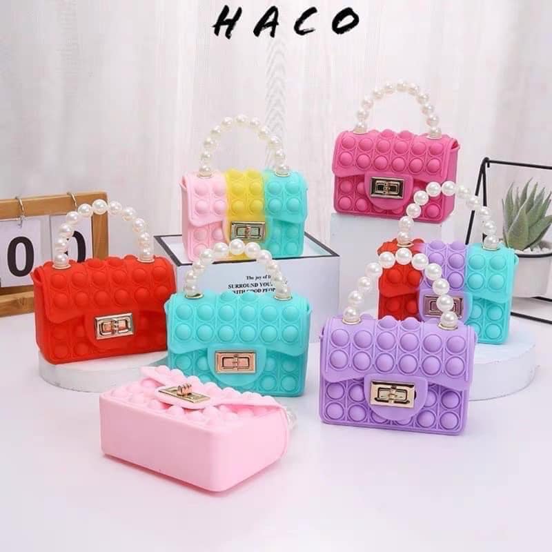 Túi đeo chéo cầm tay sinicon siêu kute