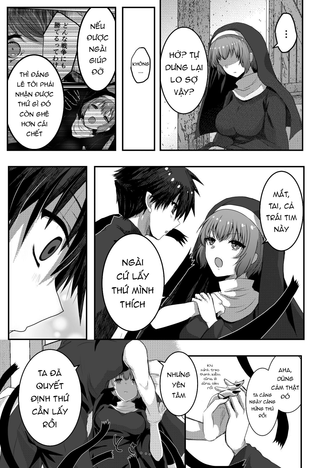 nàng thánh ngây thơ lạc trong bóng tối chapter 1.2 12