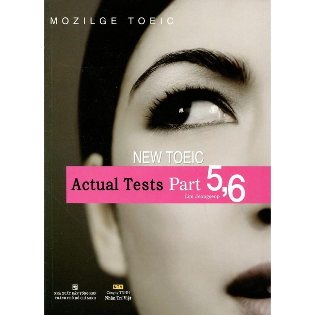 Sách - New TOEIC Actual Test Part 5,6 (Không CD) - Nhân Trí Việt