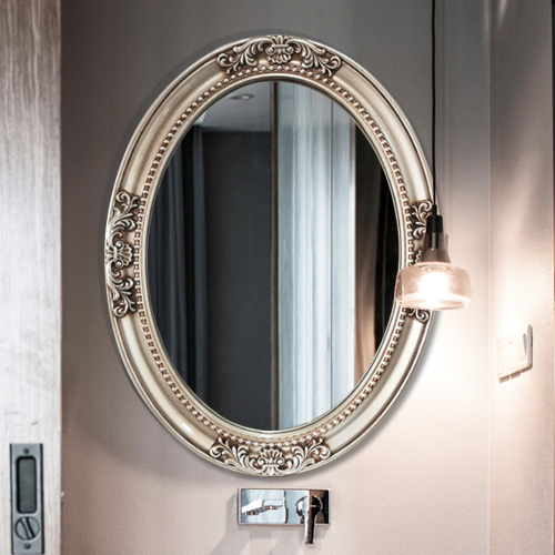 Gương trang trí , gương tân cổ điển PU848B, Kích thước 64*84 cm