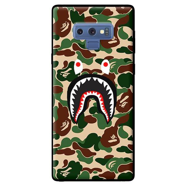 Hình ảnh Ốp in cho Samsung Galaxy Note 9 Bape Camo Xanh Lá - Hàng chính hãng