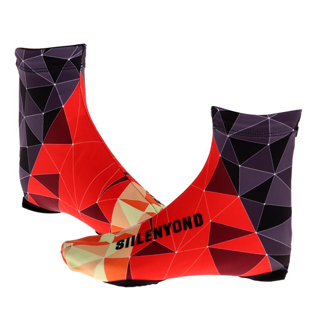 Windproof Bike Cycling Shoe Covers Winter Biking Zipper Overshoes