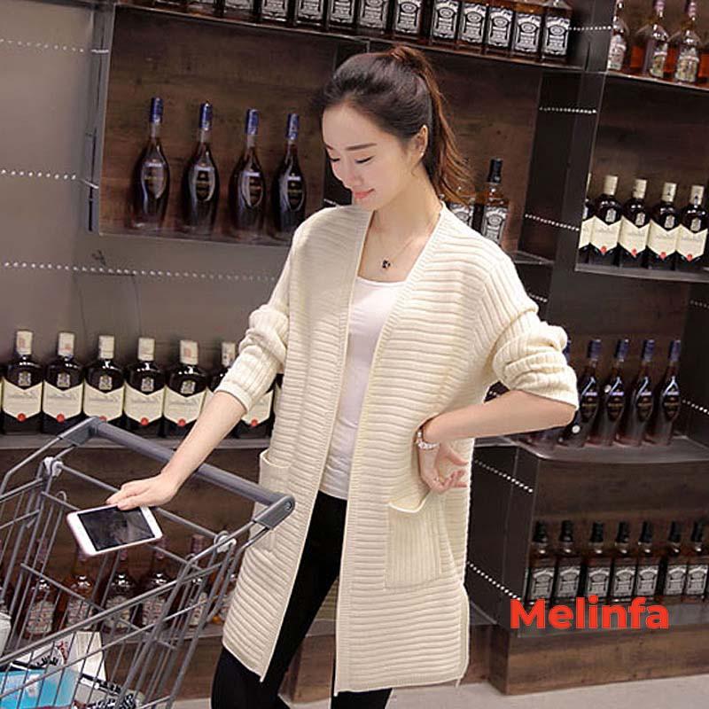 Áo len cardigan nữ, áo khoác len cardigan dáng dài sẻ tà kiểu dáng basic chất len mềm mịn co giãn thoải mái mã A0232