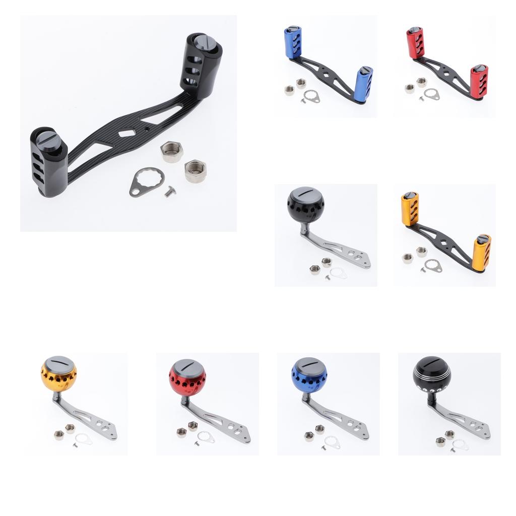 Reel Handle for Baitcasting Drum Raft Reel Single Handle - Red