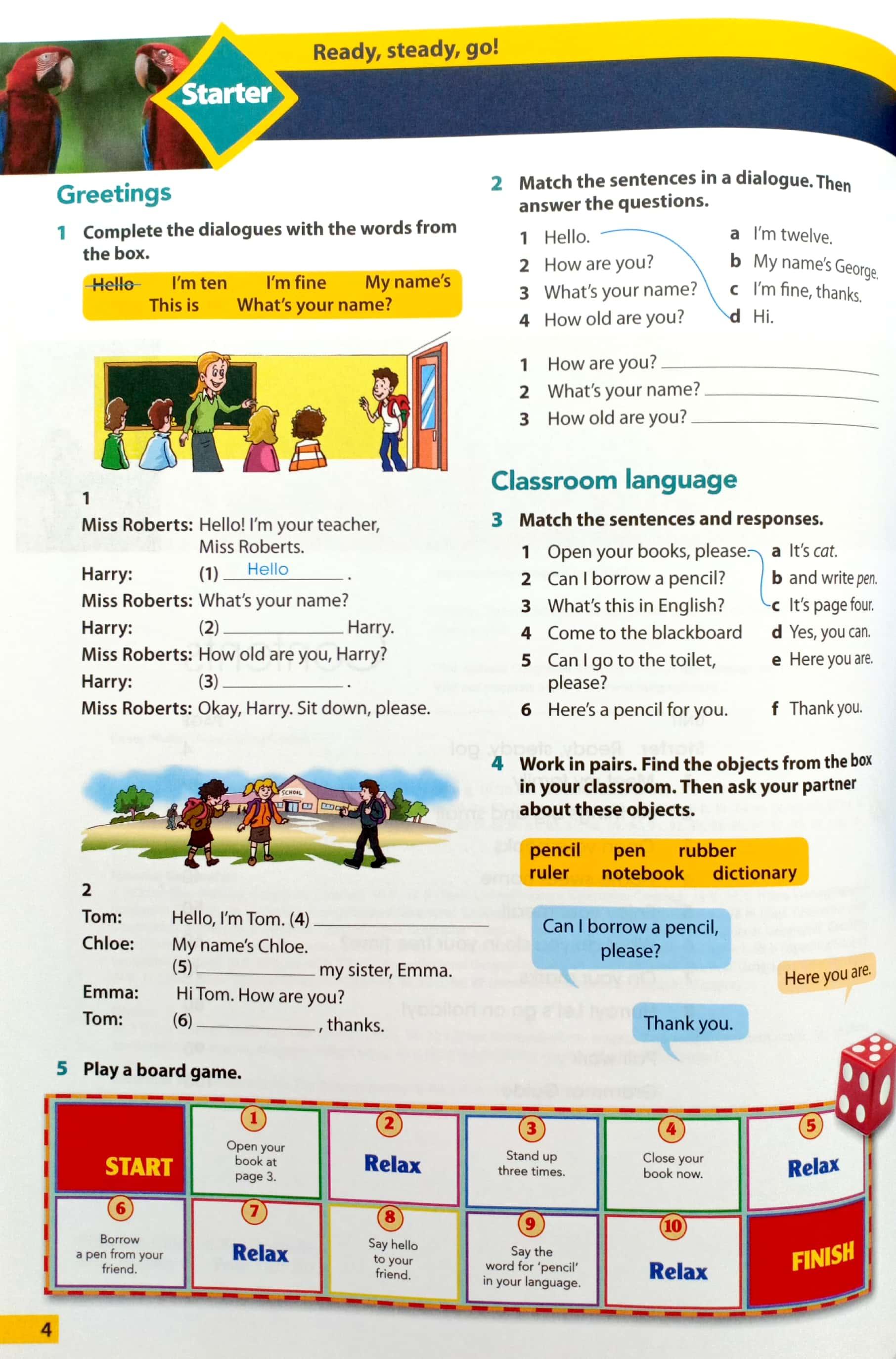 Hopscotch 4: Activity Book With Audio CD