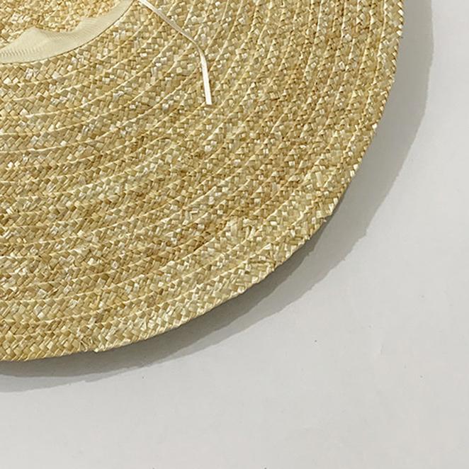 Trang Mới Lớn Vành Rơm Lúa Mì Hat Vành Nơ Layies Đi BiểN Nón Raffia Ống Hút Nón Rộng Vành nón Lưỡi Trai Mũ Nón Nữ Thời Trang