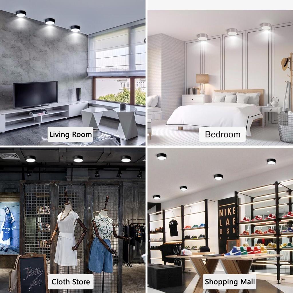 Đèn Trần Mini Bóng Led 110V 5/10/15/25W Bằng Nhôm Cho Phòng Khách/Phòng Ngủ