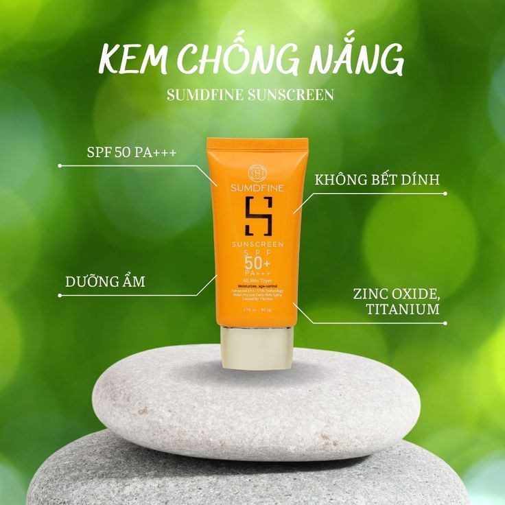 Kem chống nắng Sumdfine Sunscreen SPF 50+ PA+++ 50g