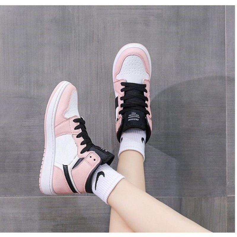 (Về thêm)giày sneaker nữ cao cổ