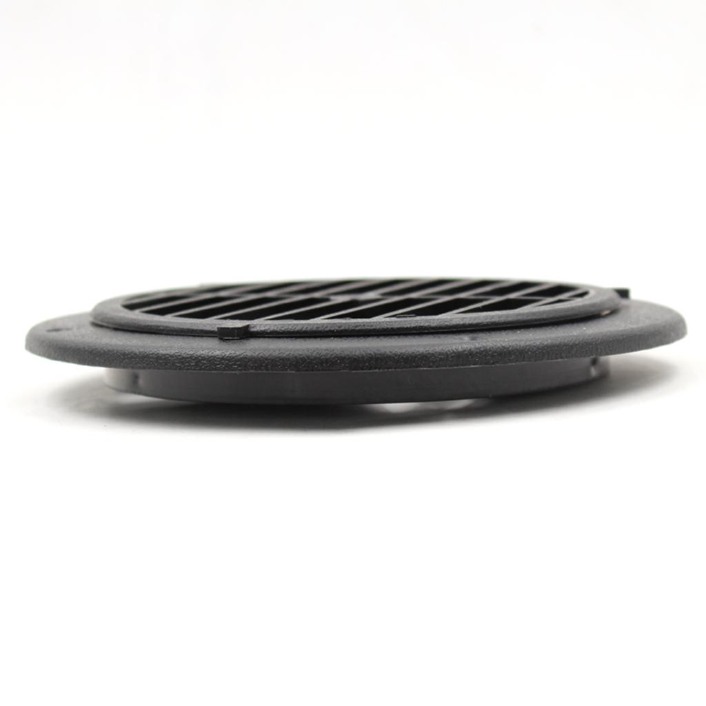 6.5" BLACK ROUND ABS PLASTIC VENT COVER Auto Boat Marine RV Trailer