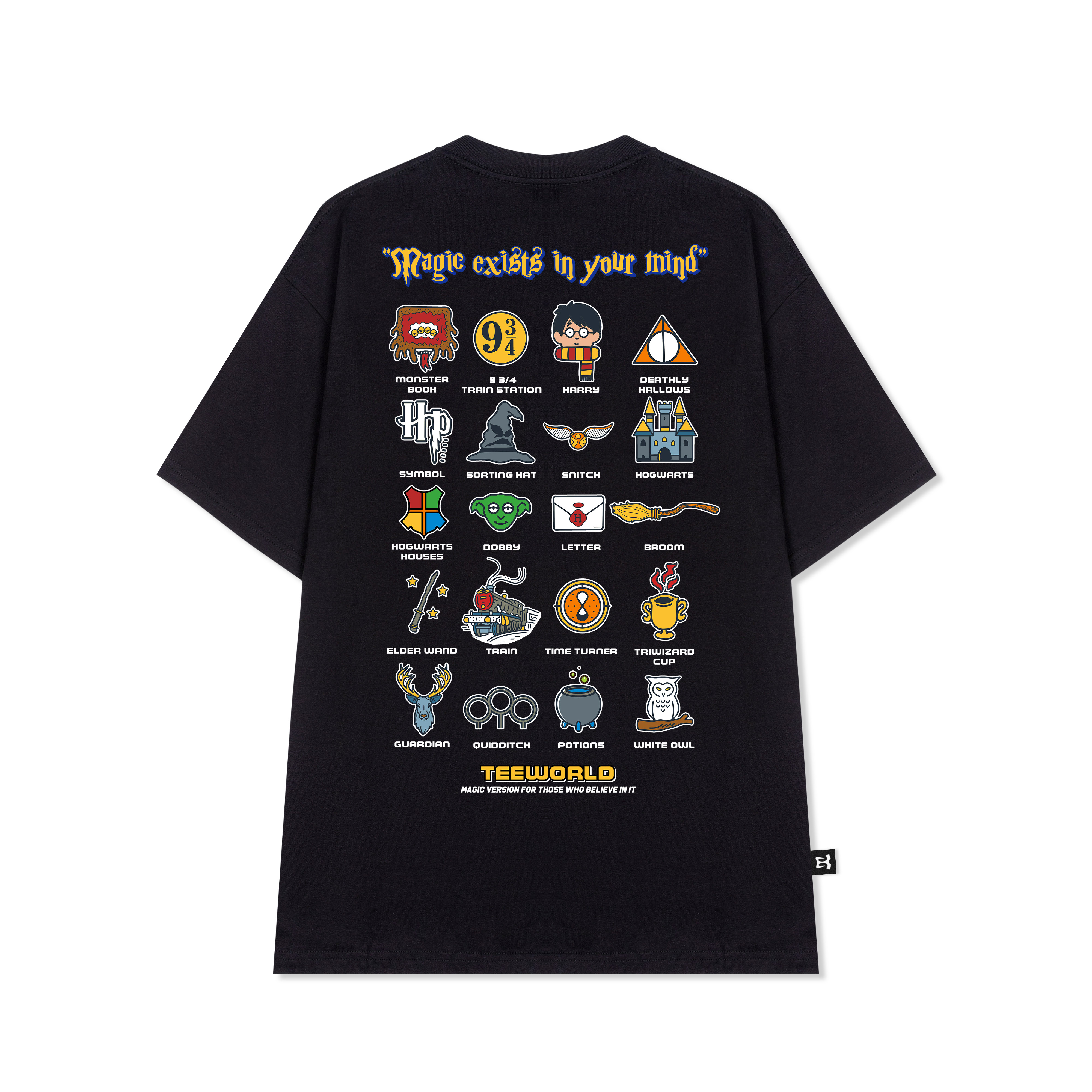 Áo thun Teeworld Harry Potter T-shirt Form Rộng Unisex Nam Nữ