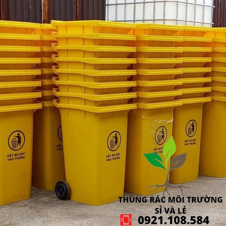 THÙNG RÁC CÔNG CỘNG 100L( VÀNG,XANH)