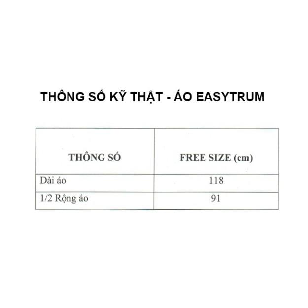 Áo Mưa Trùm Đầu 1 Người, Bít Sườn, Chính Hãng RANDO, Nhựa Thân Thiện Môi Trường, Thời Trang, Không Thấm Nước