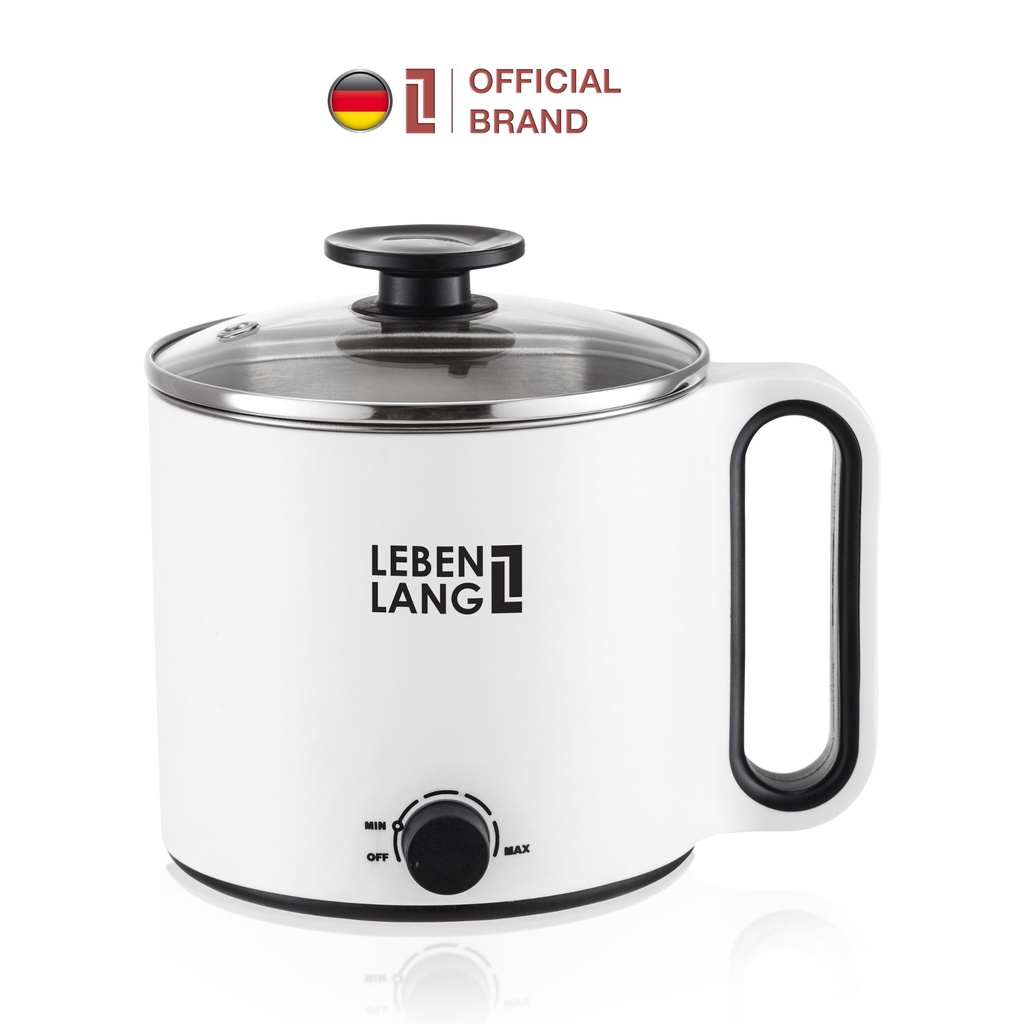 Nồi Lẩu Mini Lebenlang LBEC0808 Dung Tích 1.5L Đa Năng Nhỏ Gọn Bảo Hành 24 Tháng-Hàng chính hãng