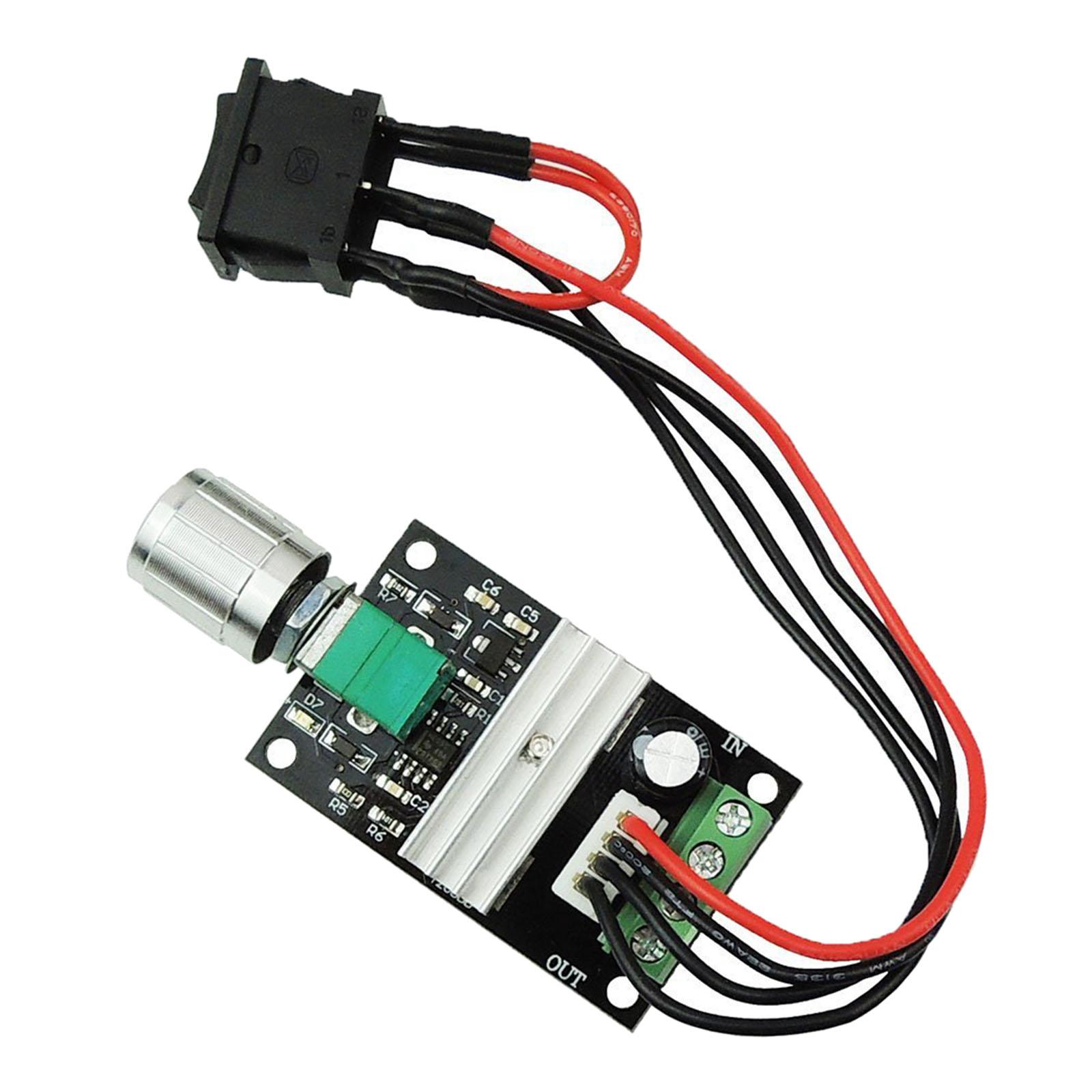 1203BB Upgraded PWM DC Motor Speed Controller 3A Forward Reverse Button