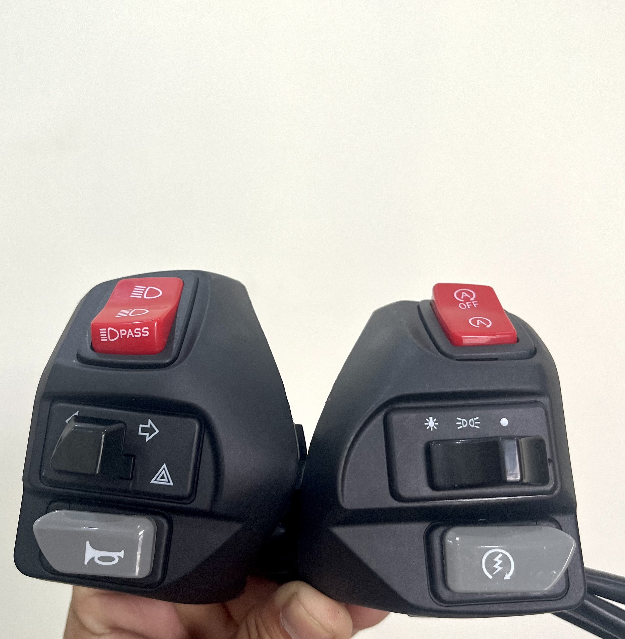 Cặp cùm công tắc Có PASSING NVX155 nvx125 - lắp được ex135 mio nouvo exciter 135