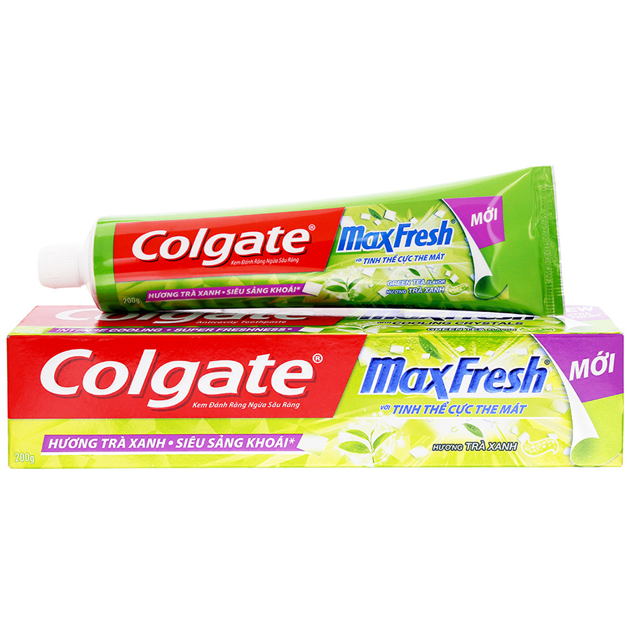 Kem Đánh Răng Colgate Max Fresh Hương Trà Xanh 180G