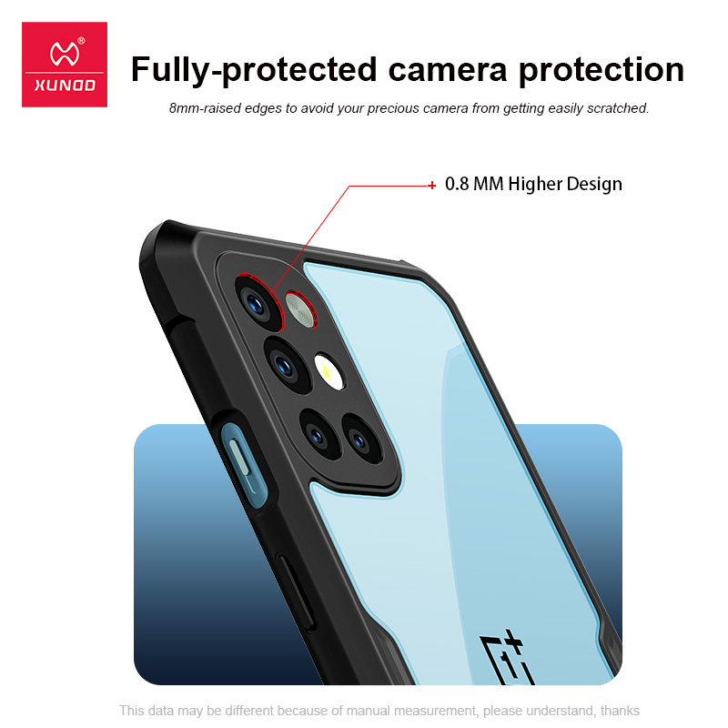 Ốp lưng dành cho Oneplus 9R trong suốt chống sốc XUNDD, chống va đập, bảo vệ camera, siêu bền bỉ - Hàng nhập khẩu