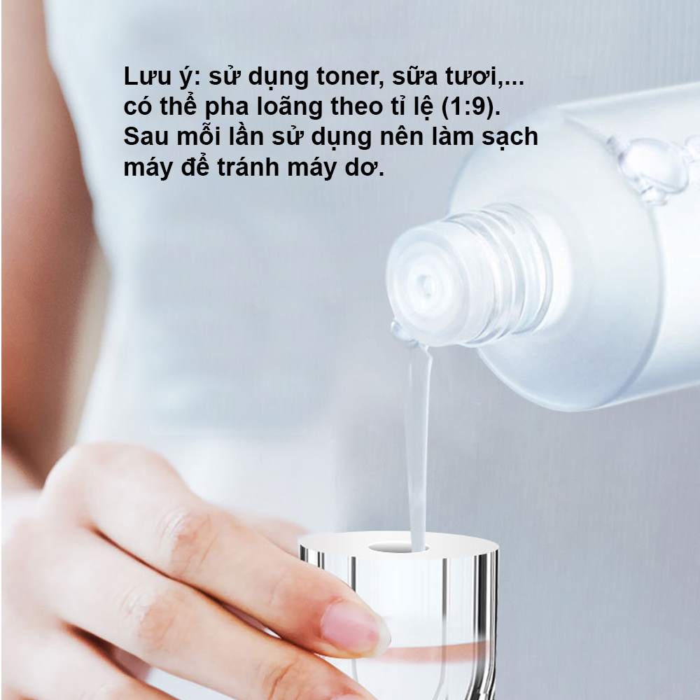 Máy Phun Sương Tạo Độ Ẩm Khuôn Mặt Mini Cầm Tay - Xịt Khoáng Dưỡng Da Cân Bằng Độ Ẩm Thay Thế Sạc Dự Phòng - BC706B